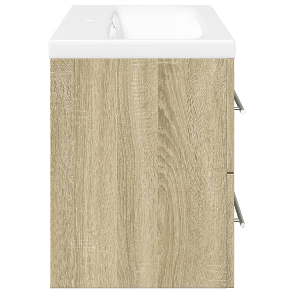 Ensemble de meubles de salle de bain 2 pcs chêne sonoma - XIOS