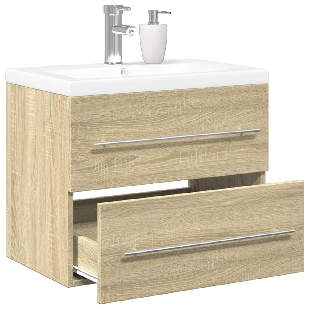 Ensemble de meubles de salle de bain 2 pcs chêne sonoma - XIOS