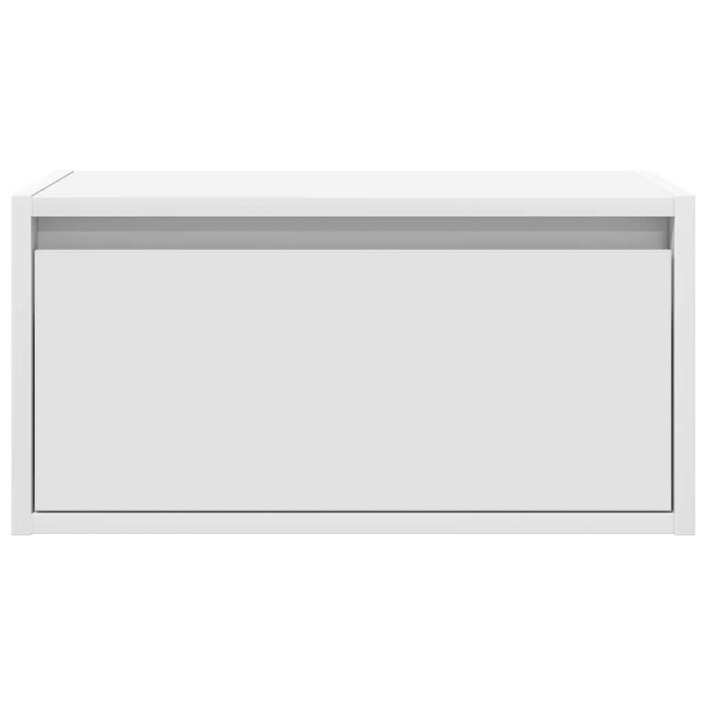 Table de chevet murale avec lumières LED blanc - XIOS