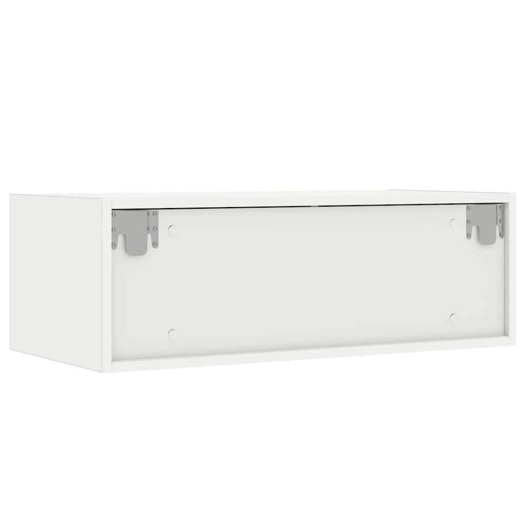Meuble TV avec lumières LED blanc 75x35,5x25 cm - XIOS
