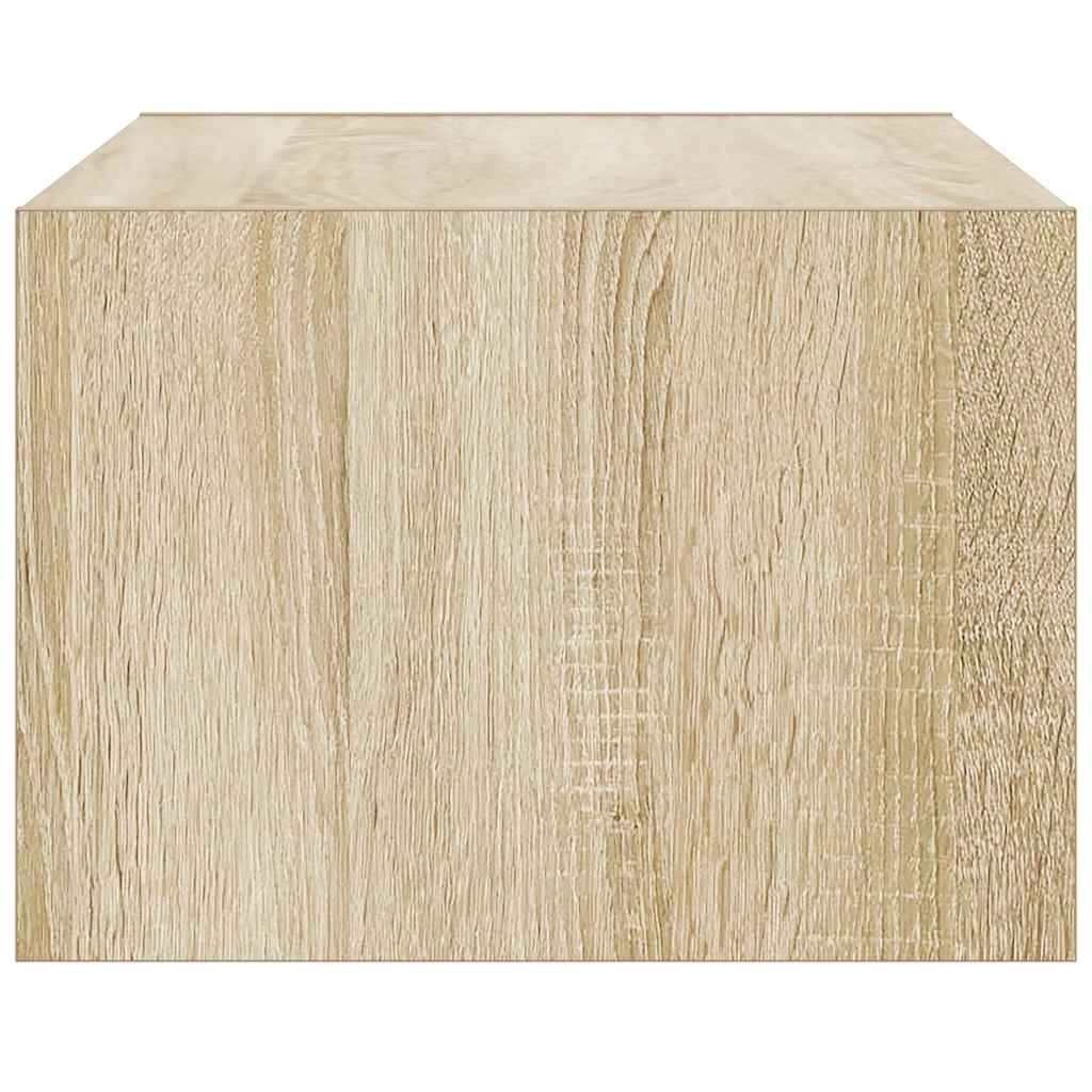 Meuble TV avec lumières LED chêne sonoma 75x35,5x25 cm - XIOS
