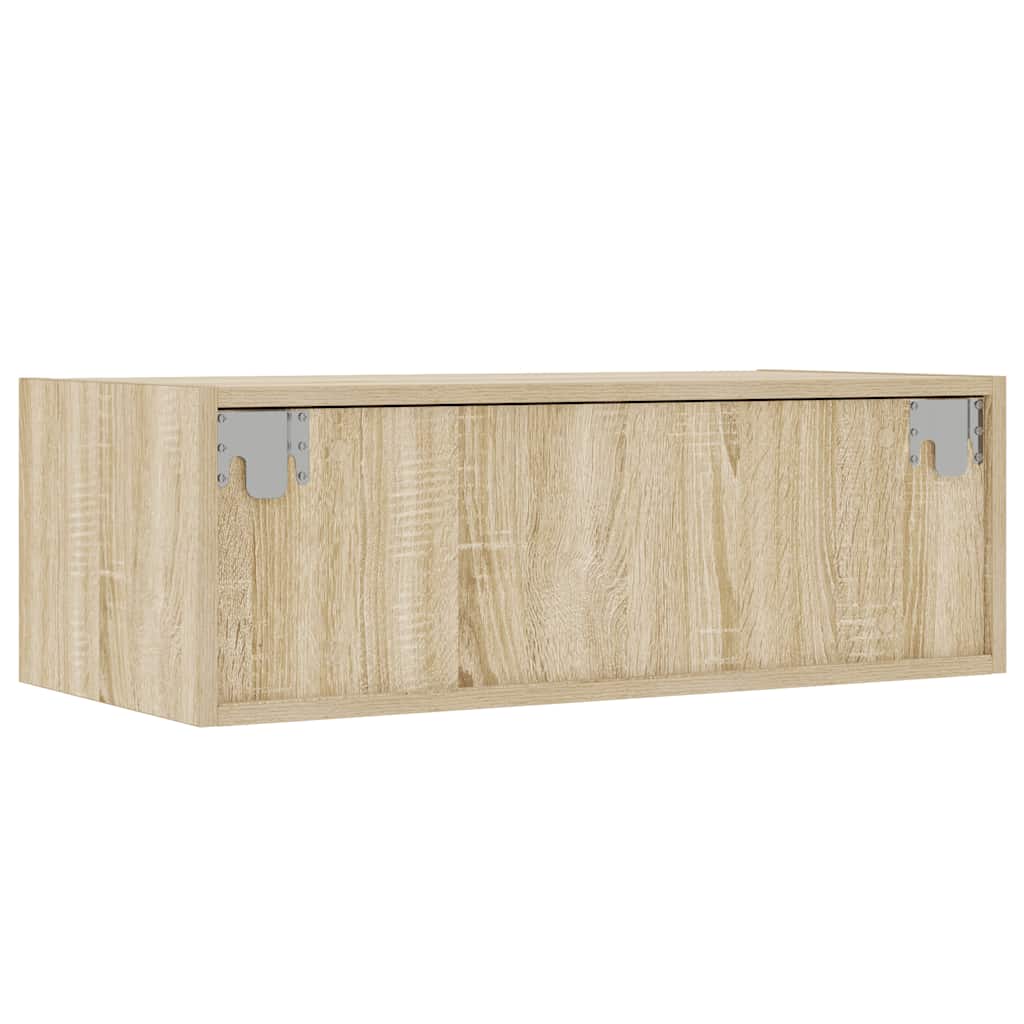 Meuble TV avec lumières LED chêne sonoma 75x35,5x25 cm - XIOS