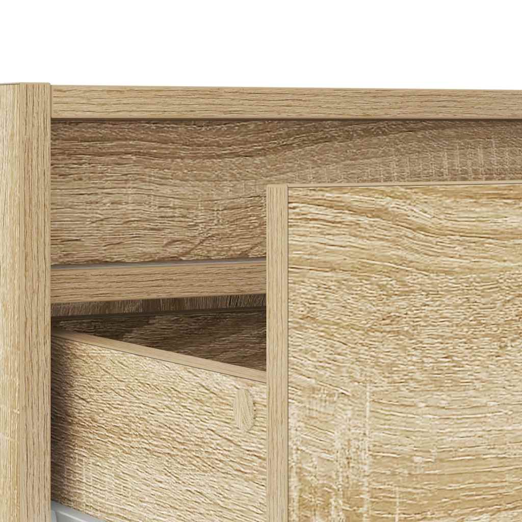Meuble TV avec lumières LED chêne sonoma 75x35,5x25 cm - XIOS