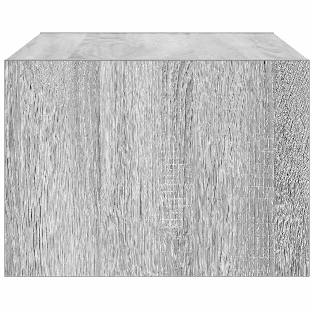 Meuble TV avec lumières LED sonoma gris 75x35,5x25 cm - XIOS