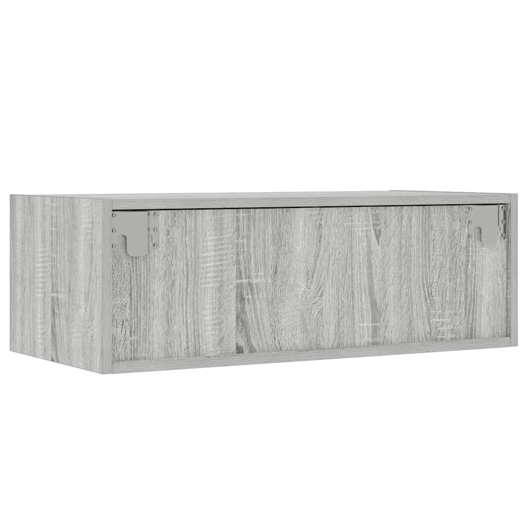 Meuble TV avec lumières LED sonoma gris 75x35,5x25 cm - XIOS