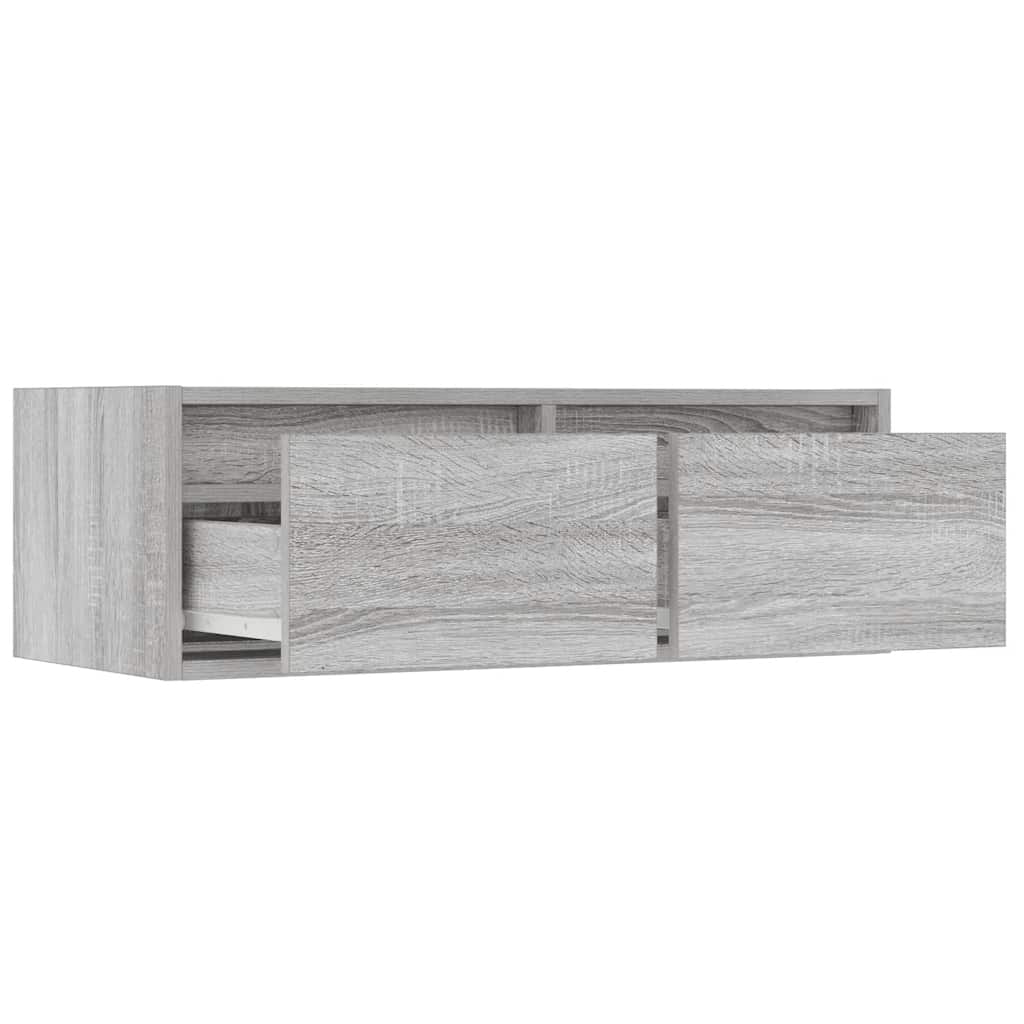 Meuble TV avec lumières LED sonoma gris 75x35,5x25 cm - XIOS