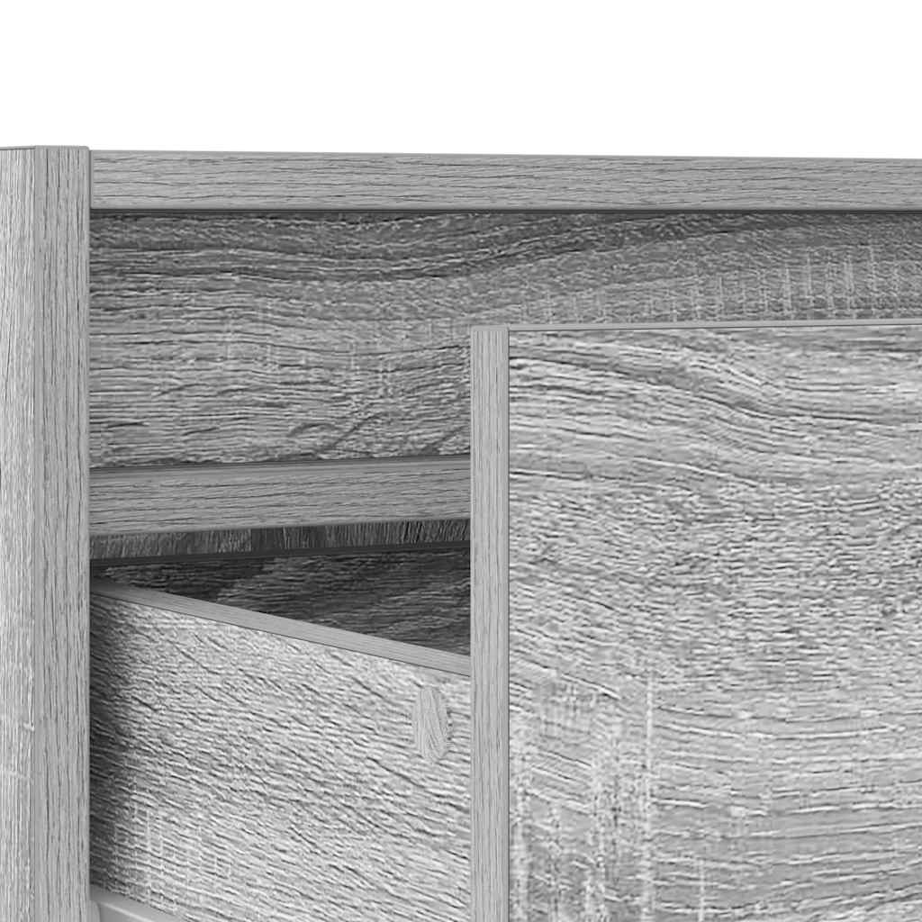 Meuble TV avec lumières LED sonoma gris 75x35,5x25 cm - XIOS