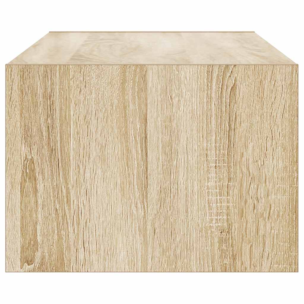 Meuble TV avec lumières LED chêne sonoma 100X35,5x25 cm - XIOS