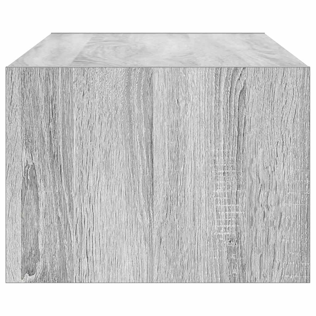 Meuble TV avec lumières LED sonoma gris 100X35,5x25 cm - XIOS