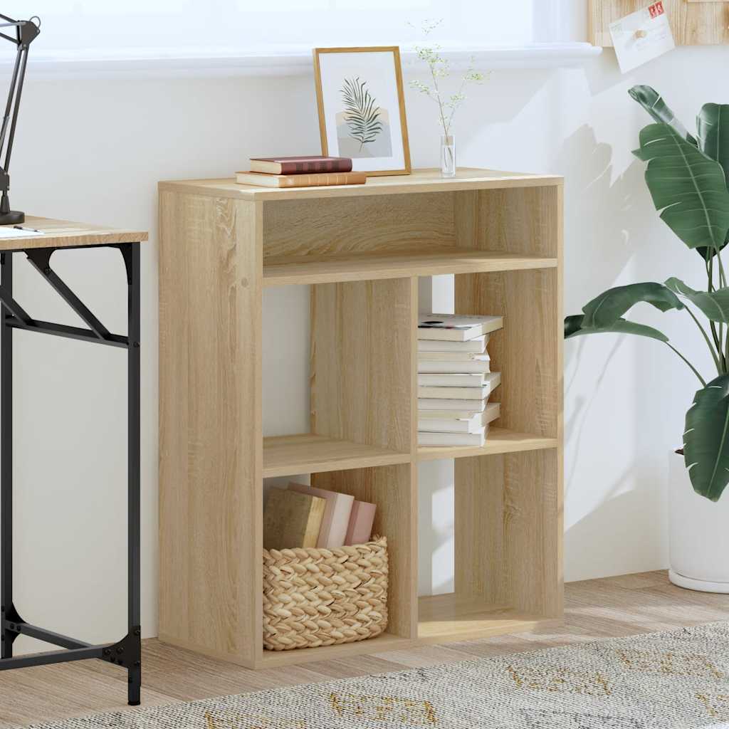 Bibliothèque chêne sonoma 66x31x80 cm bois d'ingénierie - XIOS