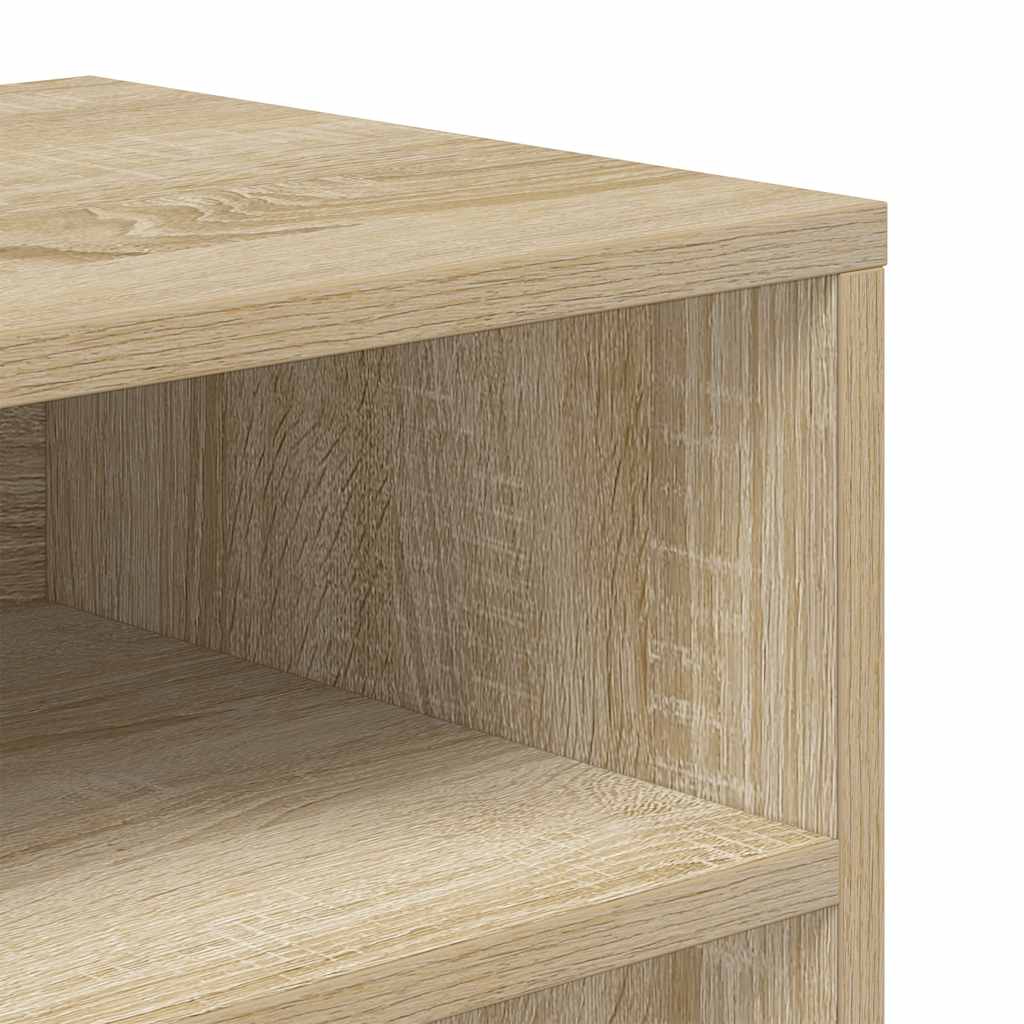 Bibliothèque chêne sonoma 66x31x80 cm bois d'ingénierie - XIOS