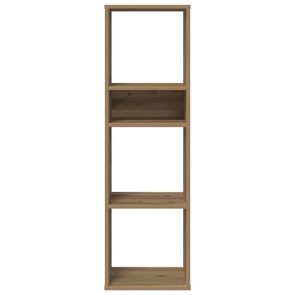 Bibliothèque chêne artisanal 34x31x112 cm bois d'ingénierie - XIOS