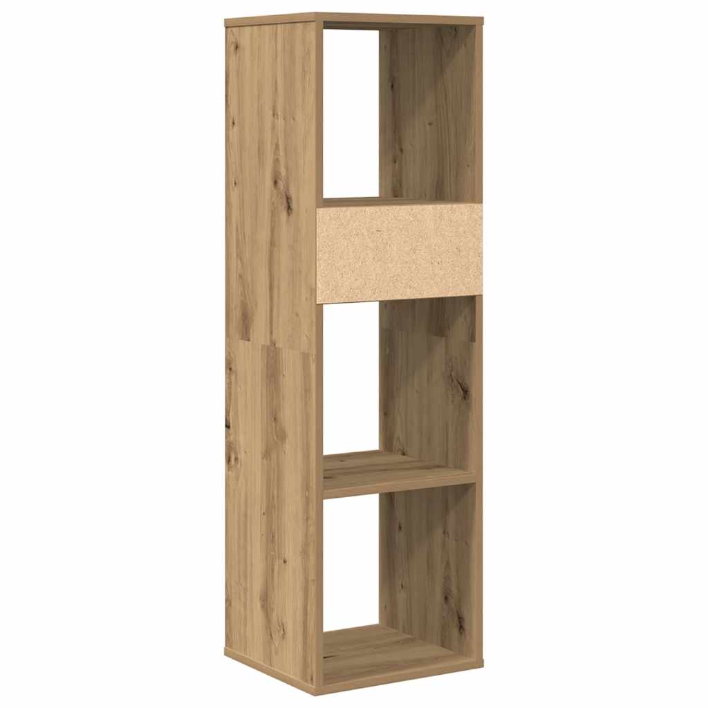 Bibliothèque chêne artisanal 34x31x112 cm bois d'ingénierie - XIOS