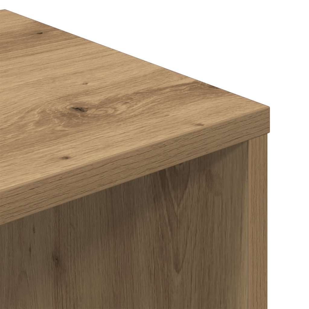 Bibliothèque chêne artisanal 34x31x112 cm bois d'ingénierie - XIOS