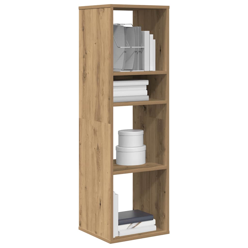 Bibliothèque chêne artisanal 34x31x112 cm bois d'ingénierie - XIOS