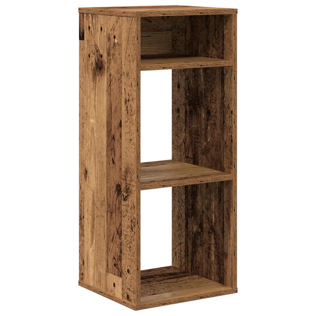 Bibliothèque vieux bois 34x31x80 cm bois d'ingénierie - XIOS