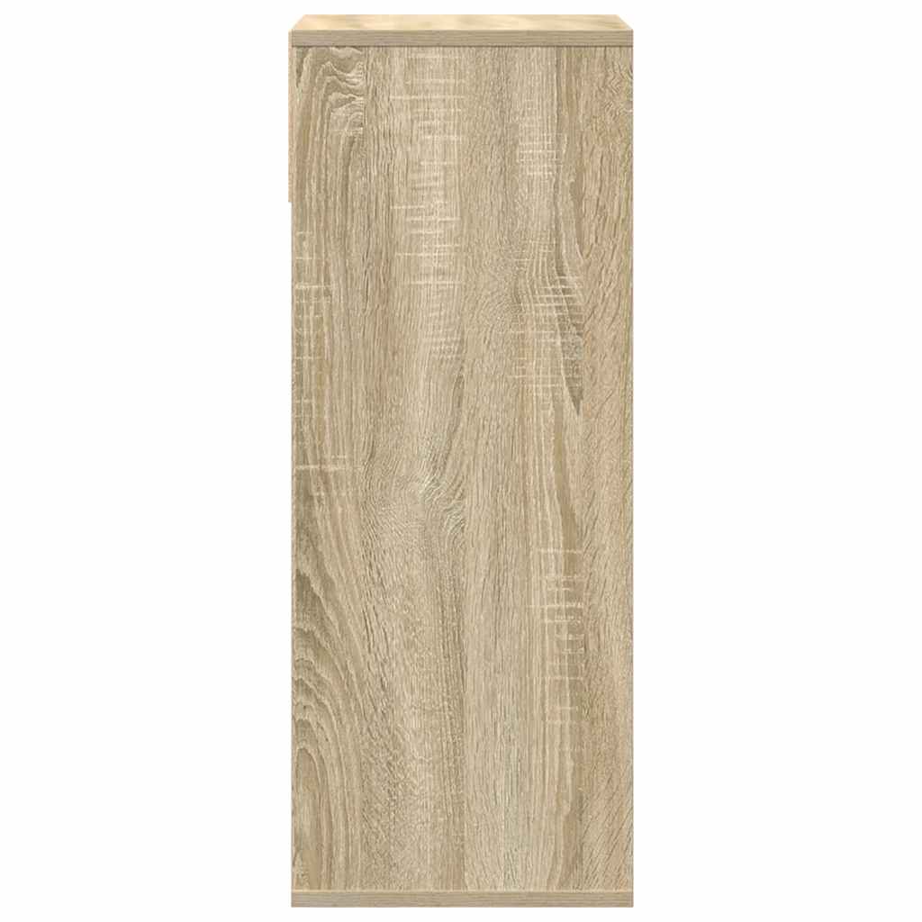 Bibliothèque chêne sonoma 34x31x80 cm bois d'ingénierie - XIOS