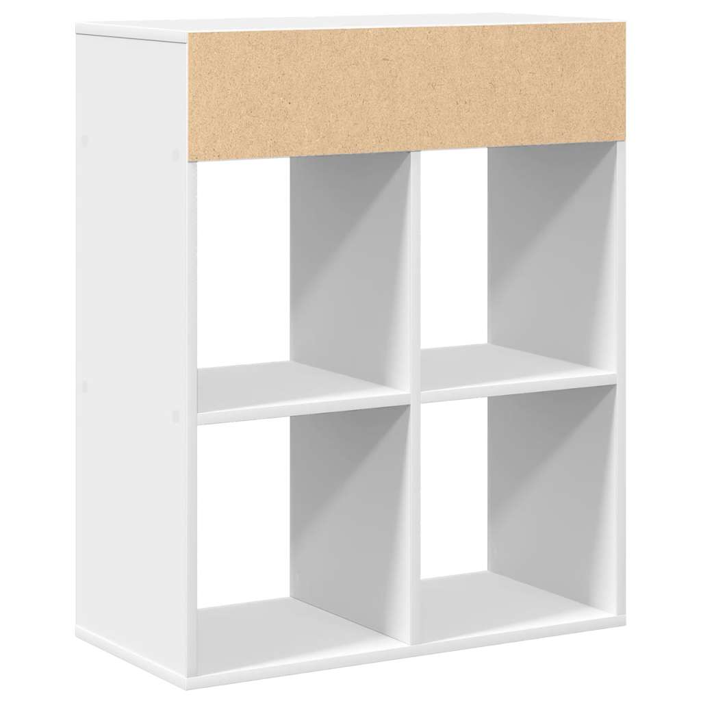 Bibliothèque blanc 66x31x80 cm bois d'ingénierie - XIOS
