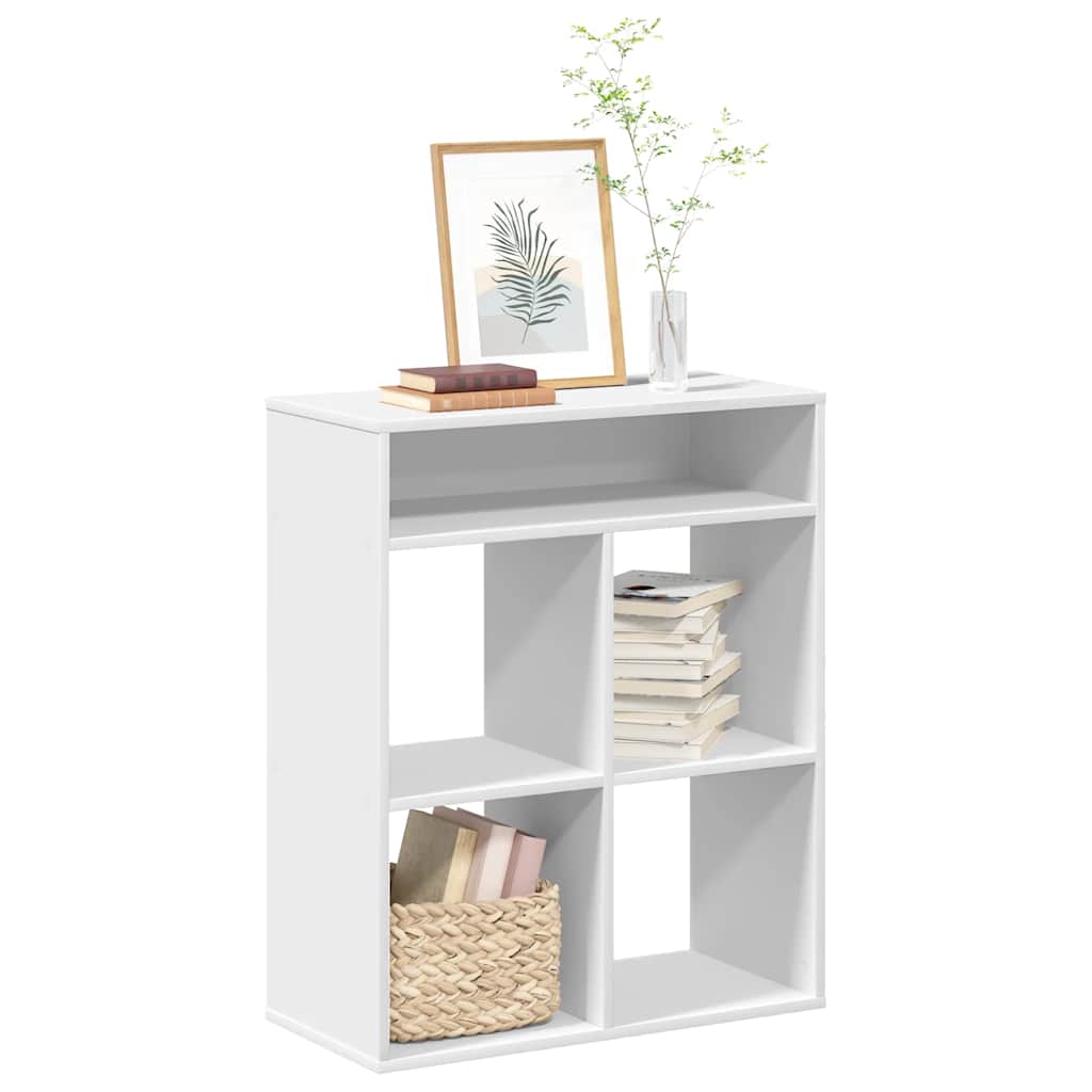 Bibliothèque blanc 66x31x80 cm bois d'ingénierie - XIOS