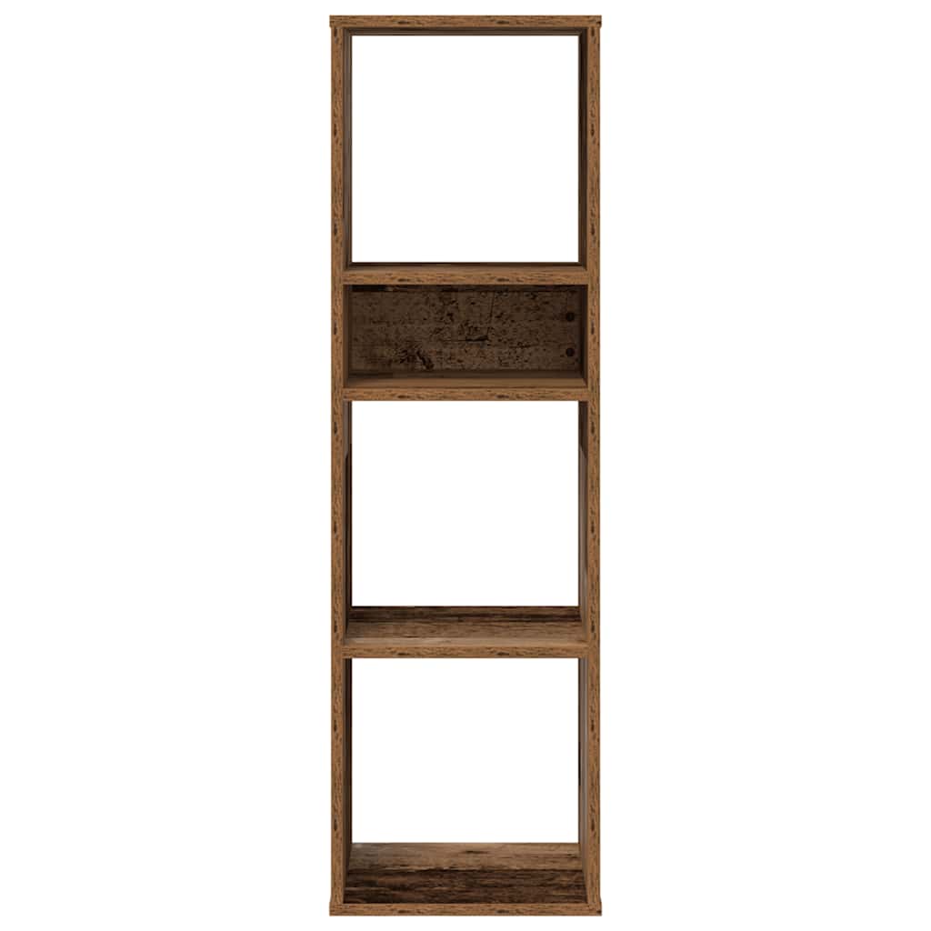 Bibliothèque vieux bois 34x31x112 cm bois d'ingénierie - XIOS