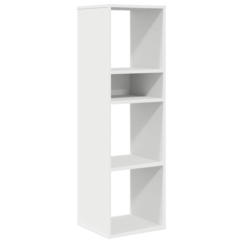 Bibliothèque blanc 34x31x112 cm bois d'ingénierie - XIOS