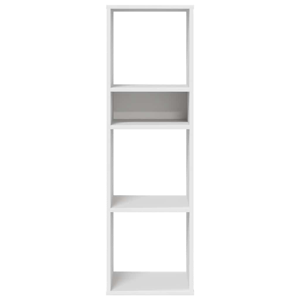 Bibliothèque blanc 34x31x112 cm bois d'ingénierie - XIOS