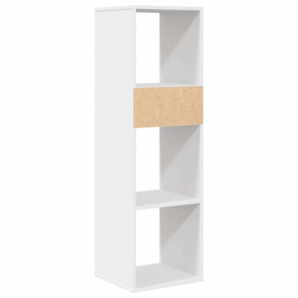 Bibliothèque blanc 34x31x112 cm bois d'ingénierie - XIOS