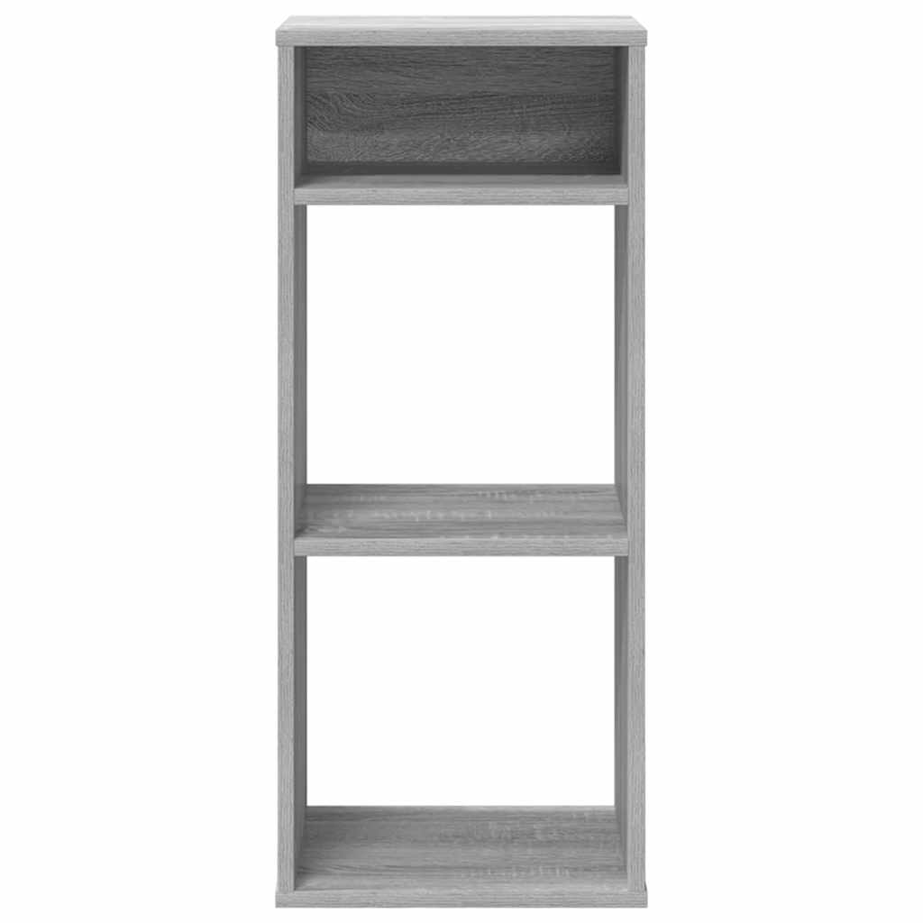 Bibliothèque sonoma gris 34x31x80 cm bois d'ingénierie - XIOS