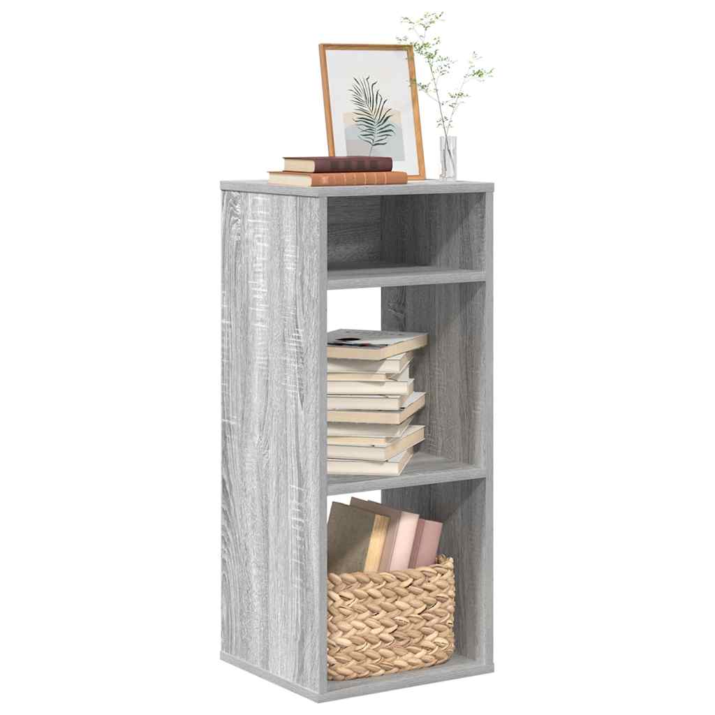 Bibliothèque sonoma gris 34x31x80 cm bois d'ingénierie - XIOS