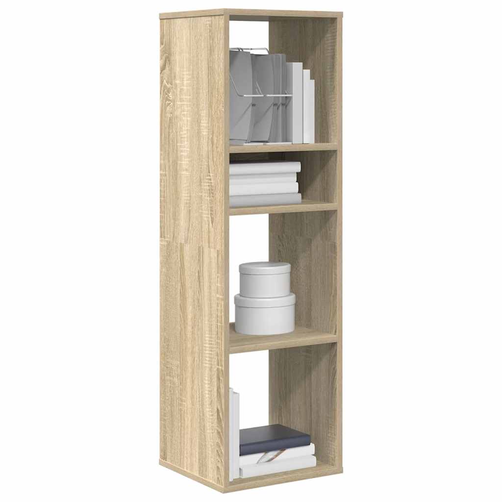 Bibliothèque chêne sonoma 34x31x112 cm bois d'ingénierie - XIOS