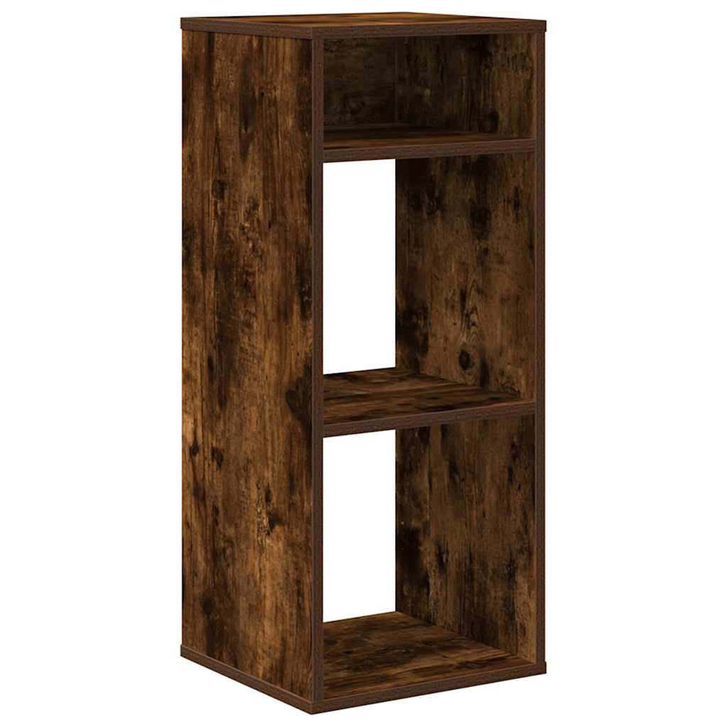 Bibliothèque chêne fumé 34x31x80 cm bois d'ingénierie - XIOS
