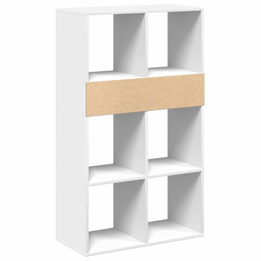 Bibliothèque blanc 66x31x112 cm bois d'ingénierie - XIOS