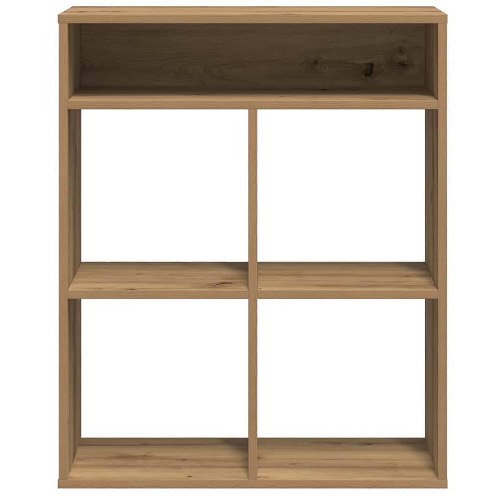 Bibliothèque chêne artisanal 66x31x80 cm bois d'ingénierie - XIOS