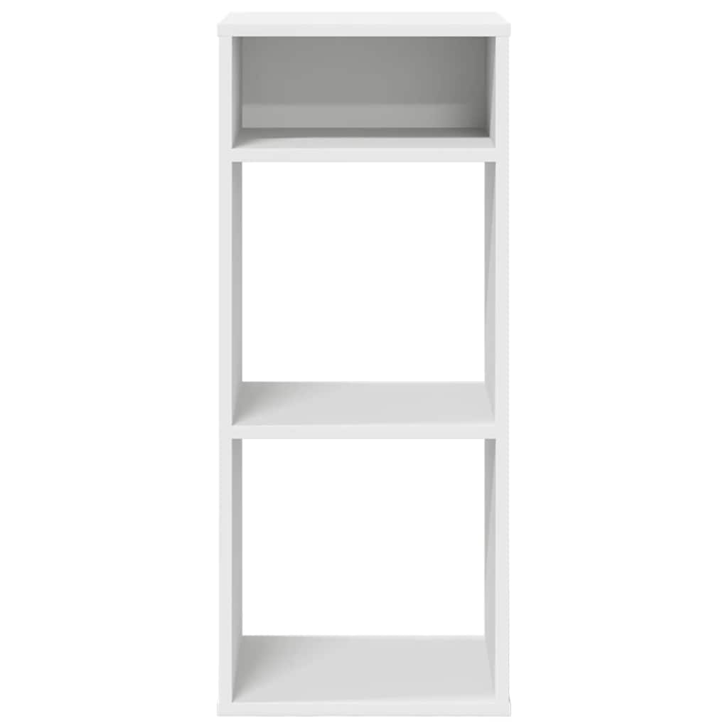 Bibliothèque blanc 34x31x80 cm bois d'ingénierie - XIOS