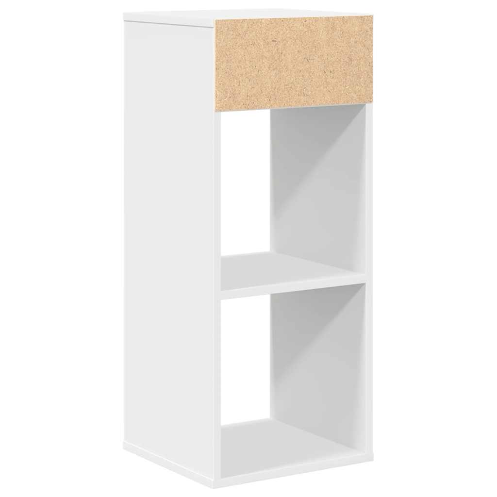 Bibliothèque blanc 34x31x80 cm bois d'ingénierie - XIOS