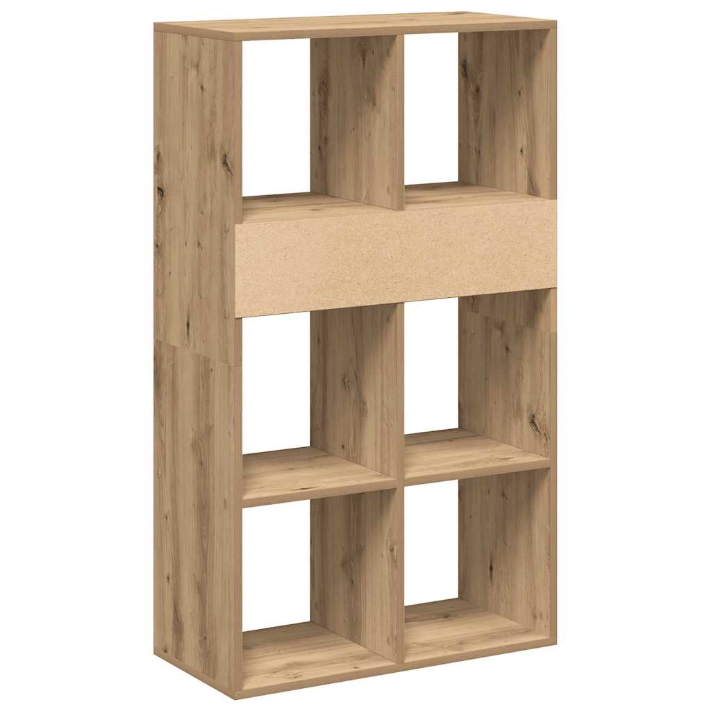 Bibliothèque chêne artisanal 66x31x112 cm bois d'ingénierie - XIOS