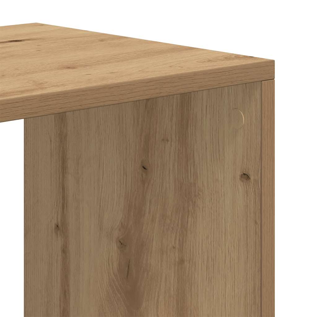Bibliothèque chêne artisanal 66x31x112 cm bois d'ingénierie - XIOS
