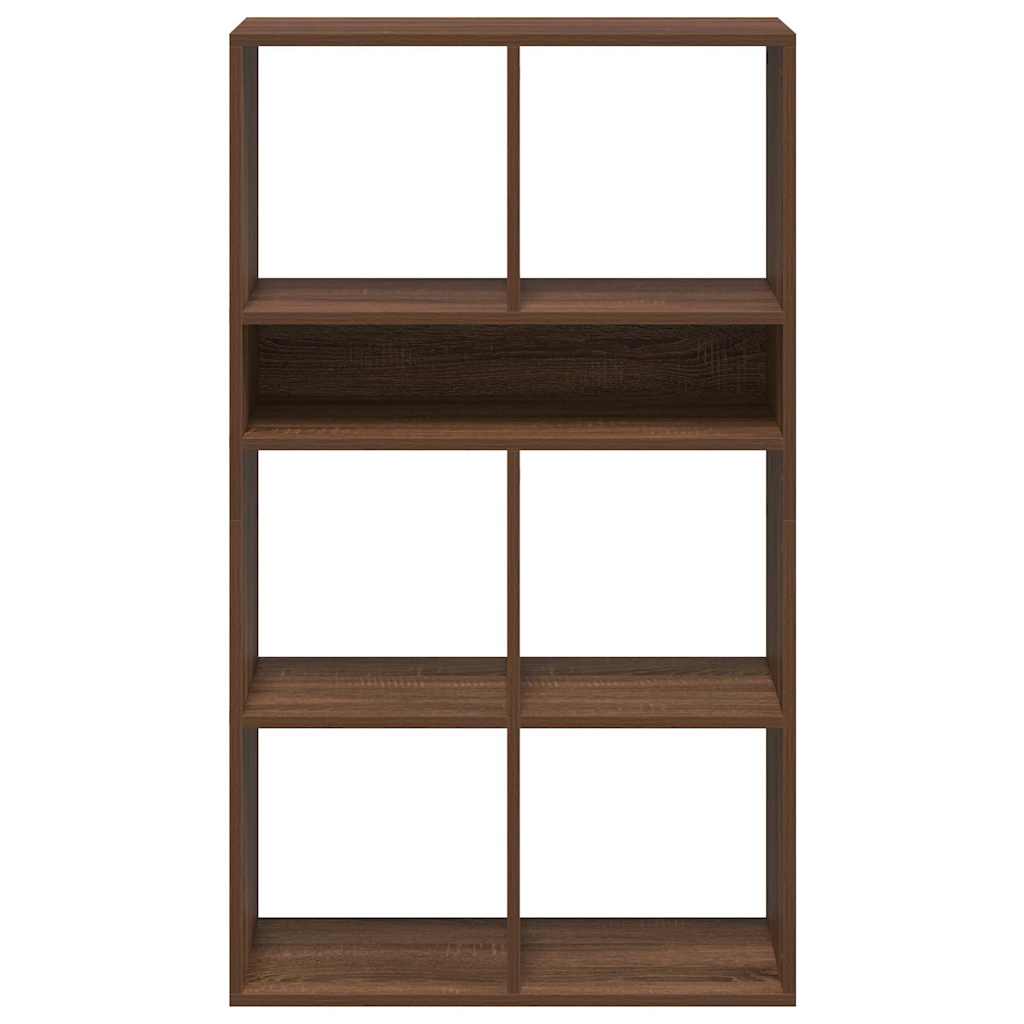 Bibliothèque chêne marron 66x31x112 cm bois d'ingénierie - XIOS