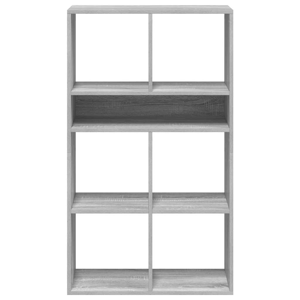 Bibliothèque sonoma gris 66x31x112 cm bois d'ingénierie - XIOS