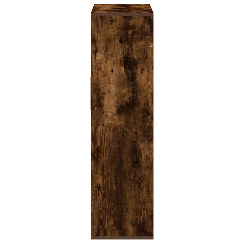 Bibliothèque chêne fumé 66x31x112 cm bois d'ingénierie - XIOS