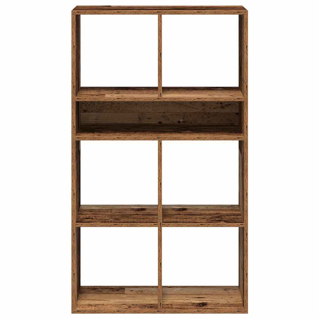 Bibliothèque vieux bois 66x31x112 cm bois d'ingénierie - XIOS