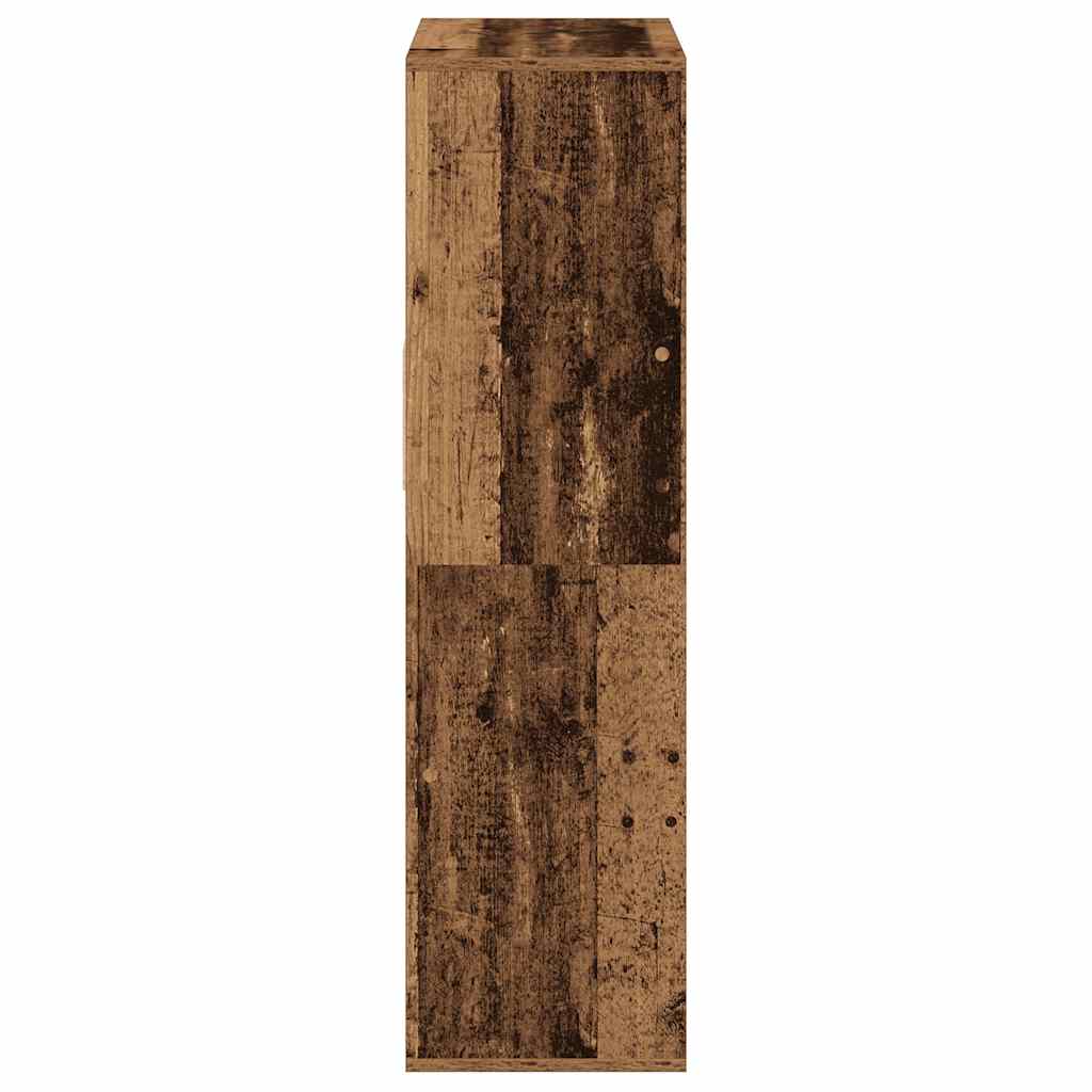 Bibliothèque vieux bois 66x31x112 cm bois d'ingénierie - XIOS