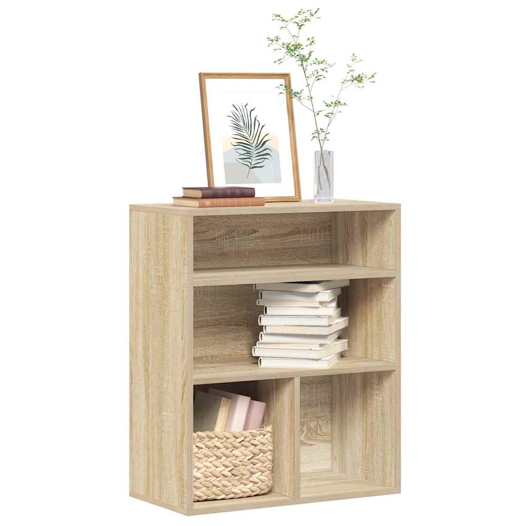 Bibliothèque chêne sonoma 60x30x71,5 cm bois d'ingénierie - XIOS