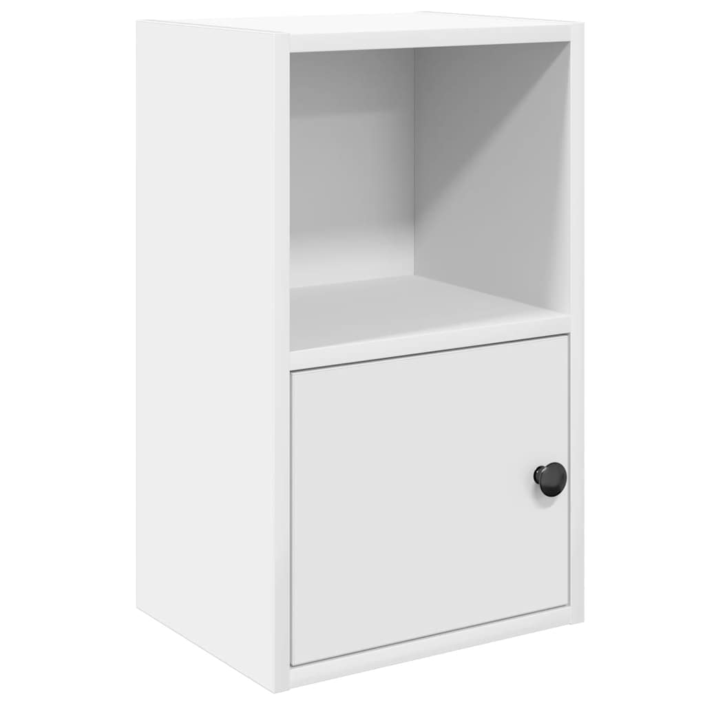 Bibliothèque blanc 31x24x52 cm bois d'ingénierie - XIOS