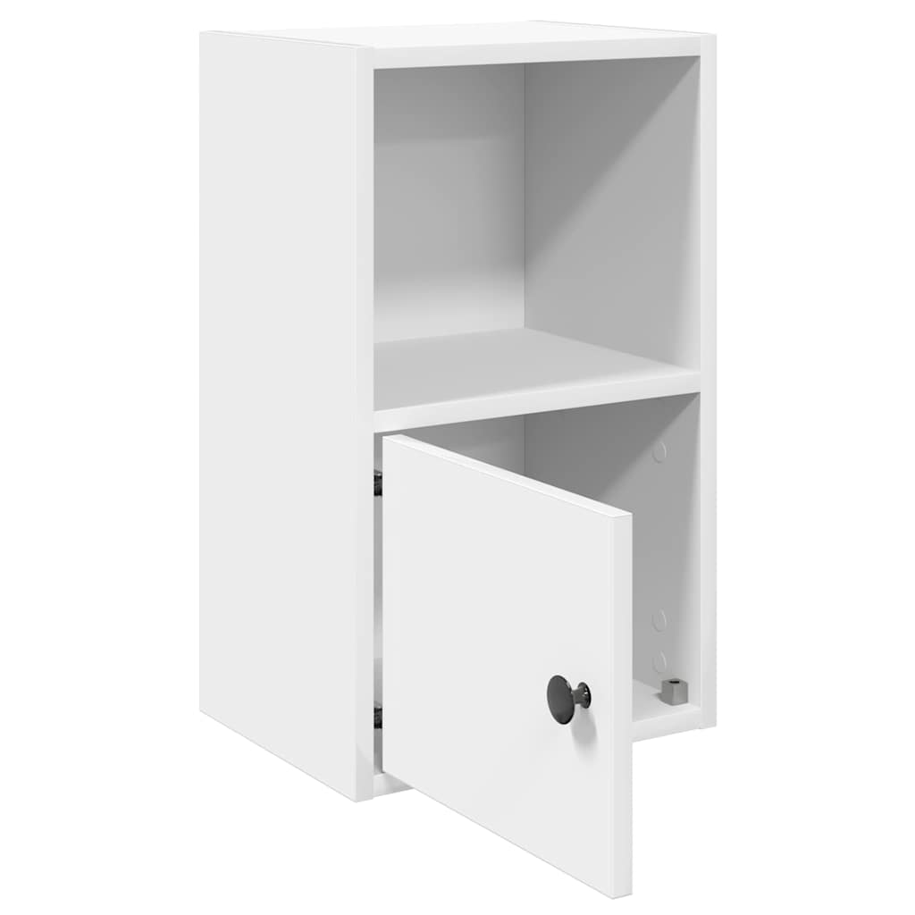 Bibliothèque blanc 31x24x52 cm bois d'ingénierie - XIOS