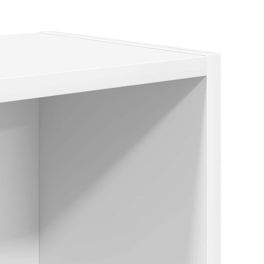Bibliothèque blanc 31x24x52 cm bois d'ingénierie - XIOS