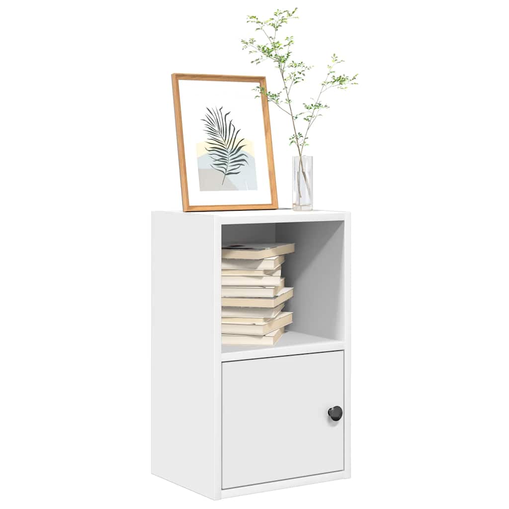 Bibliothèque blanc 31x24x52 cm bois d'ingénierie - XIOS