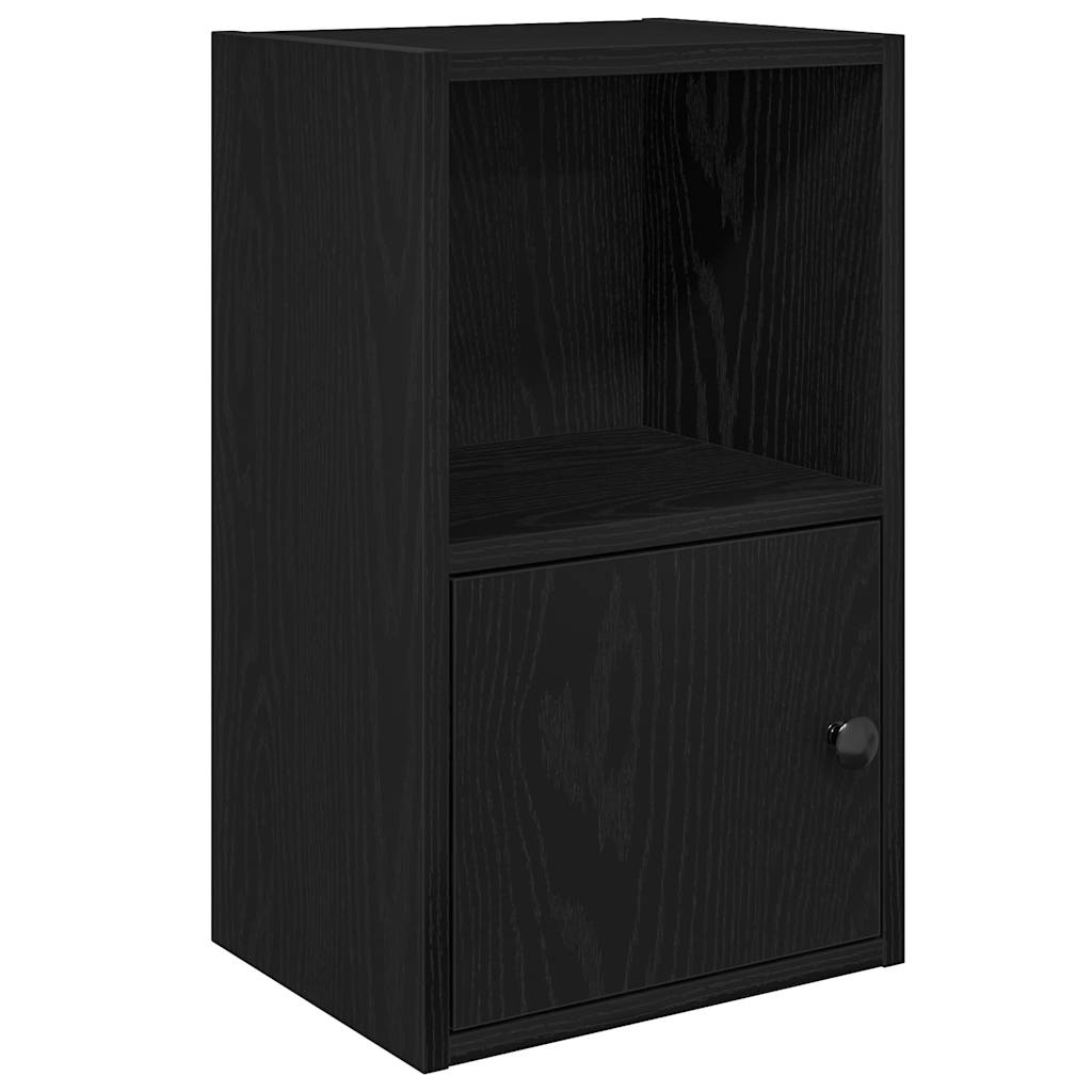 Bibliothèque chêne noir 31x24x52 cm bois d'ingénierie - XIOS