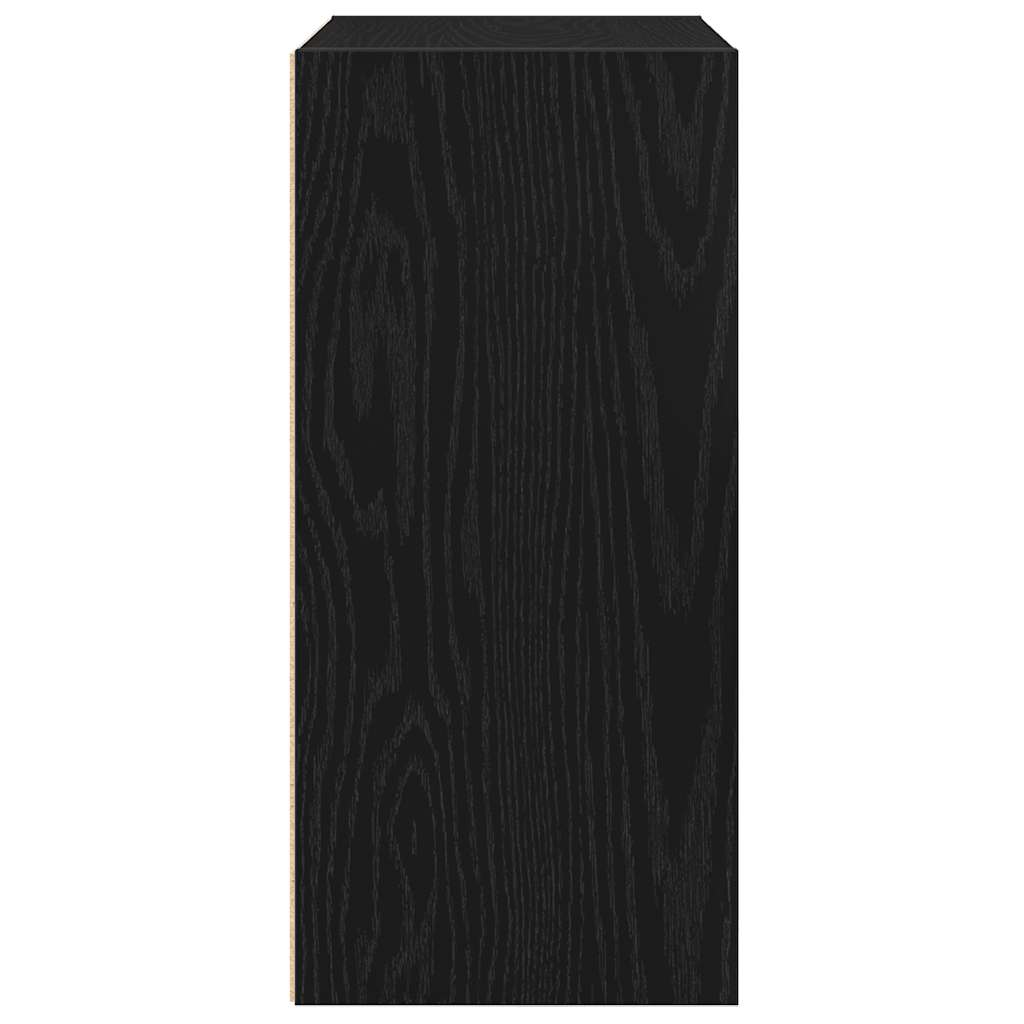 Bibliothèque chêne noir 31x24x52 cm bois d'ingénierie - XIOS