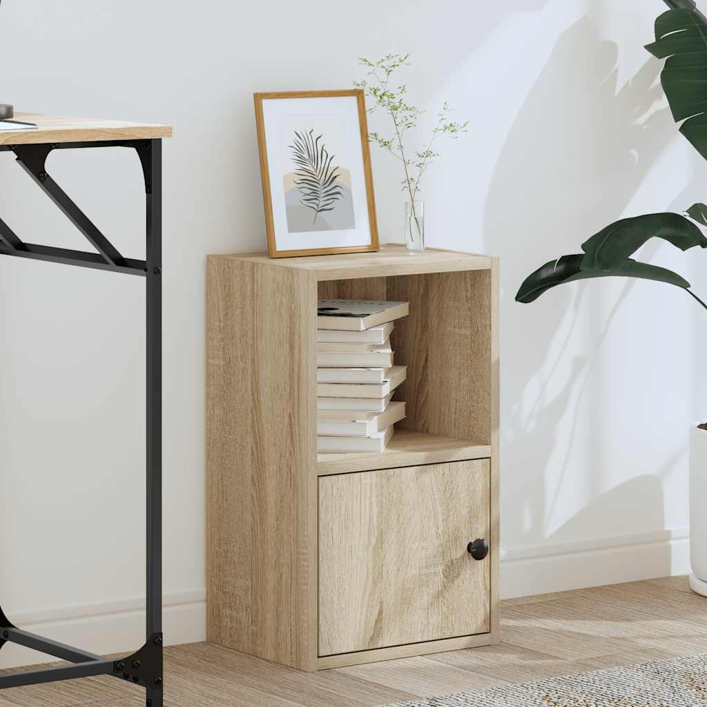 Bibliothèque chêne sonoma 31x24x52 cm bois d'ingénierie - XIOS